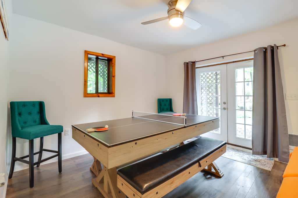 1 Mi to Lake, Golf & Ski Access: The Hideout Home!