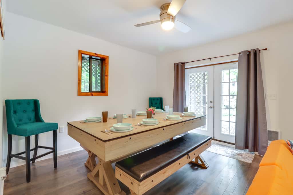 1 Mi to Lake, Golf & Ski Access: The Hideout Home!