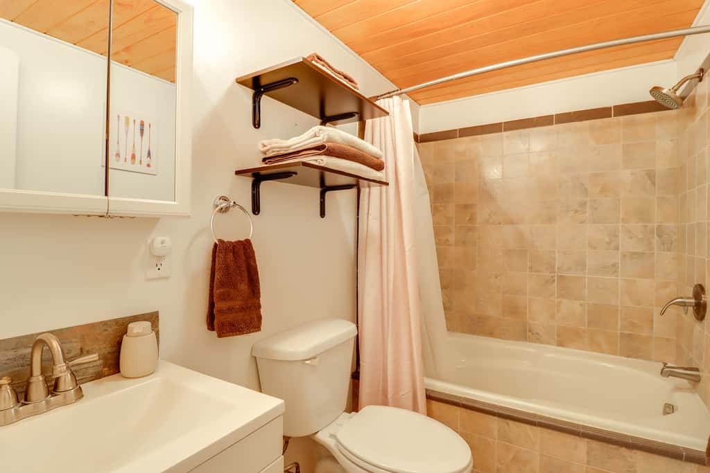 1 Mi to Lake, Golf & Ski Access: The Hideout Home!