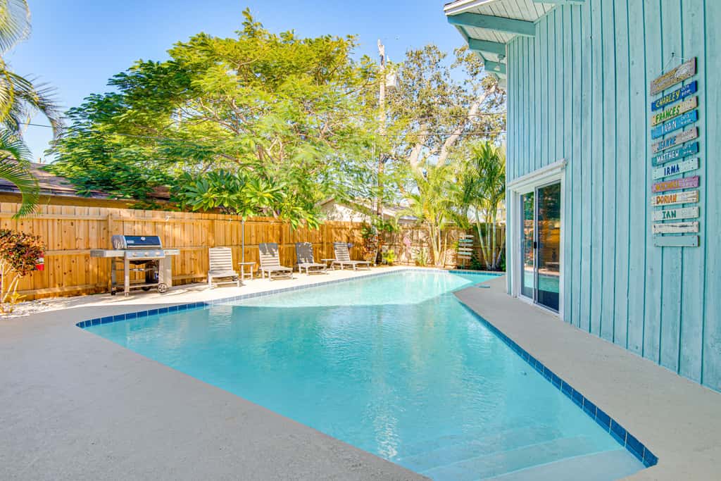 Cape Canaveral Cottage w/ Pool - Walk to Beach!