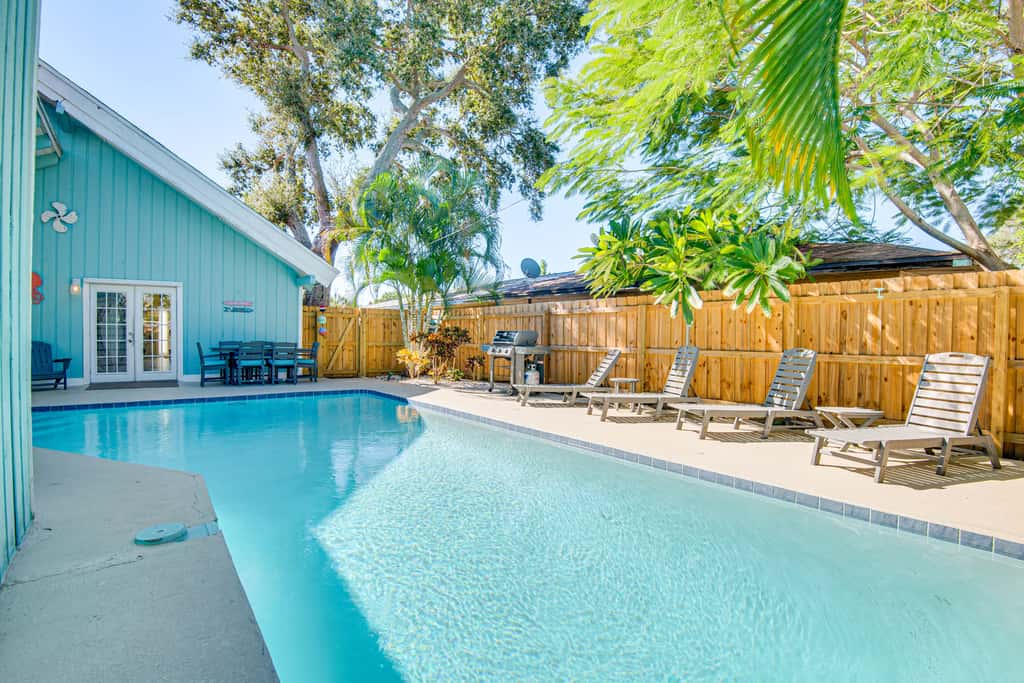 Cape Canaveral Cottage w/ Pool - Walk to Beach!