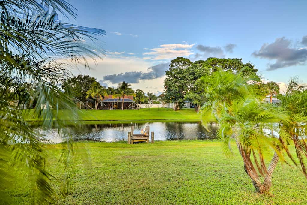 Waterfront Port St Lucie Home w/ Lanai & Pool