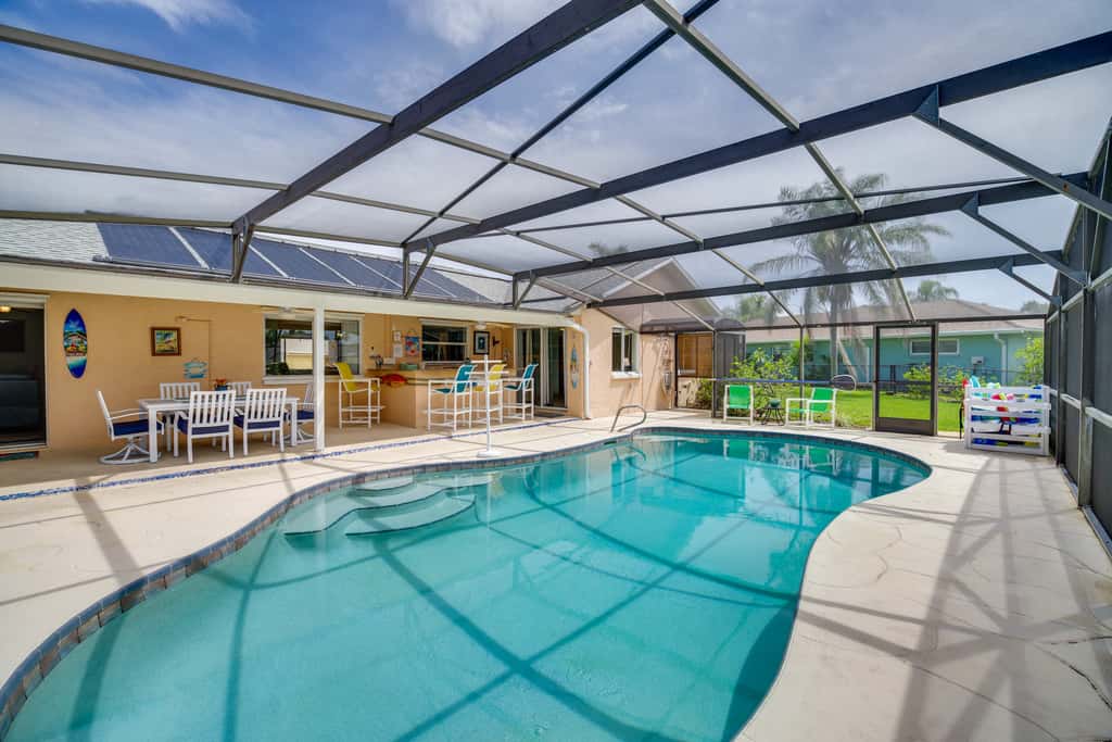 Waterfront Merritt Island Vacation Rental w/ Pool!