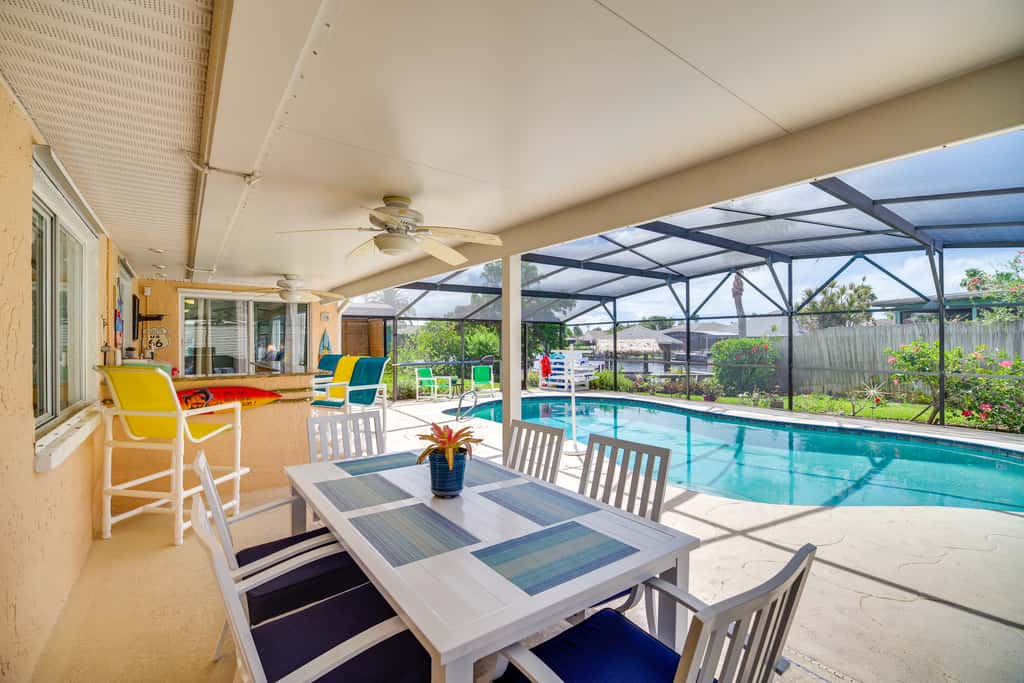 Waterfront Merritt Island Vacation Rental w/ Pool!