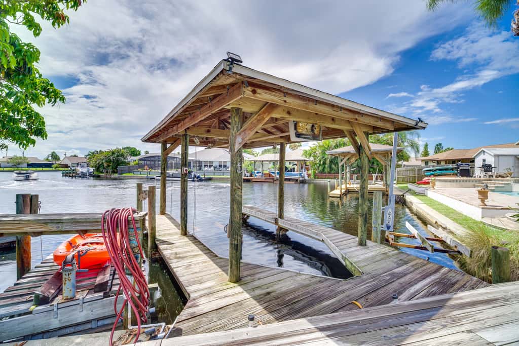 Waterfront Merritt Island Vacation Rental w/ Pool!