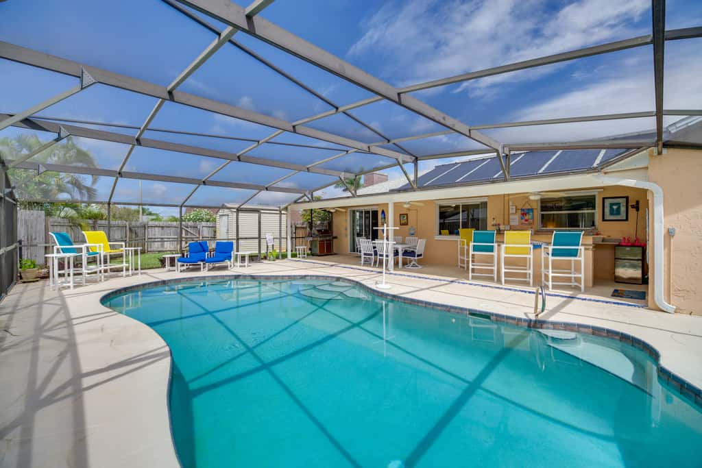 Waterfront Merritt Island Vacation Rental w/ Pool!