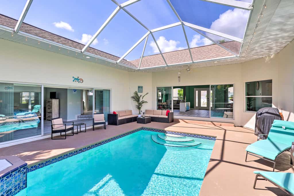 Merritt Island Home with Grill & Saltwater Pool