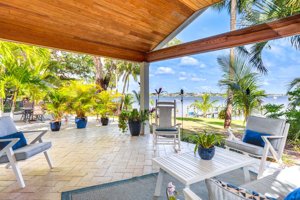 Waterfront Stuart Oasis w/ Hot Tub & Dock!