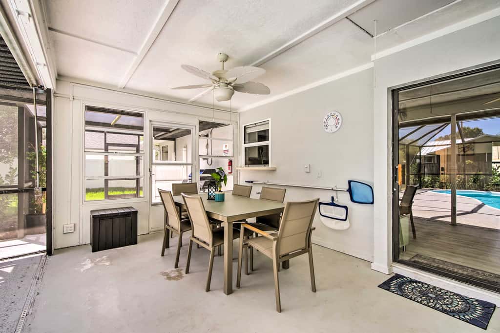 Bright Sebastian Home w/ Pool ~ 7 Mi to Beach!