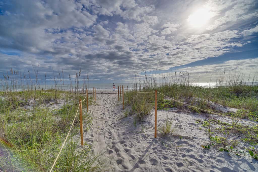 2-Story Cape Canaveral Home: Walk to Public Beach!