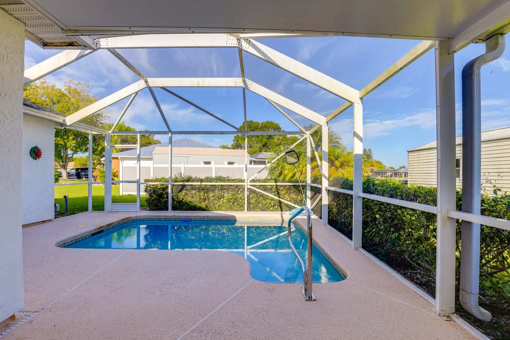 Charming St Lucie River Retreat w/ Pool & Dock!