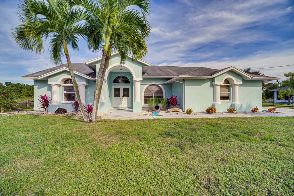 Port St Lucie Canal-Front Home w/ Heated Pool!