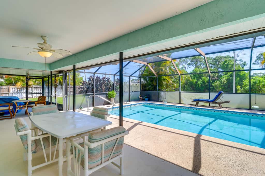 2 Mi to Water: Sebastian Home w/ Pool!