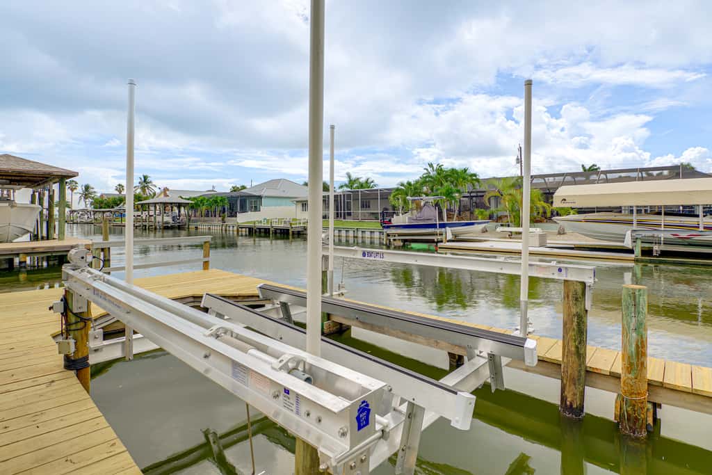 Canal-Front Retreat w/ Boat Dock on Merritt Island