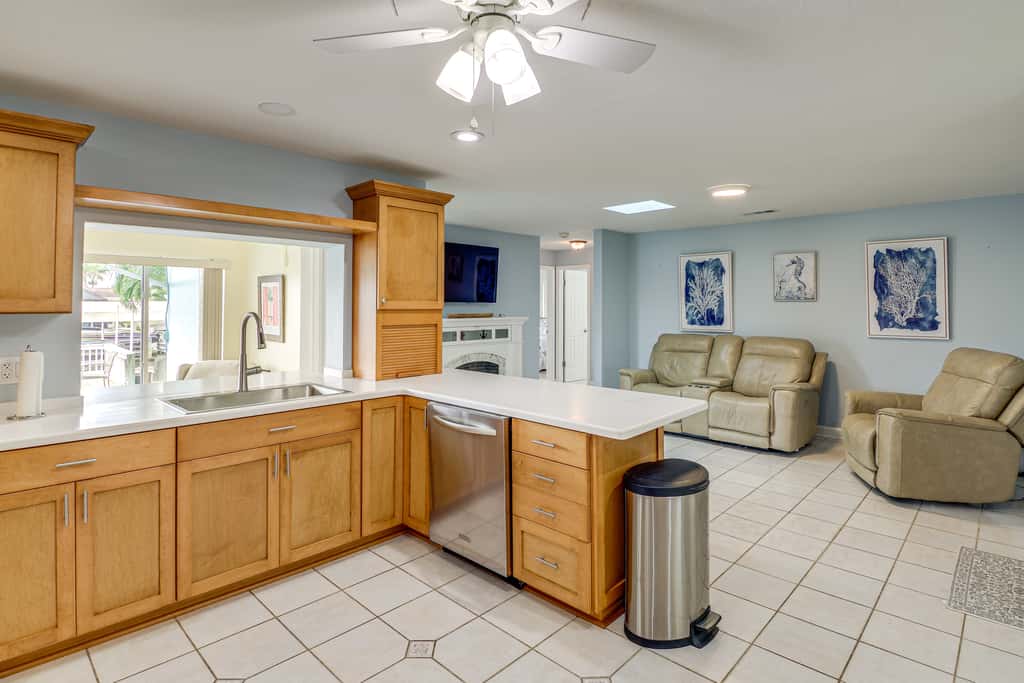 Canal-Front Retreat w/ Boat Dock on Merritt Island