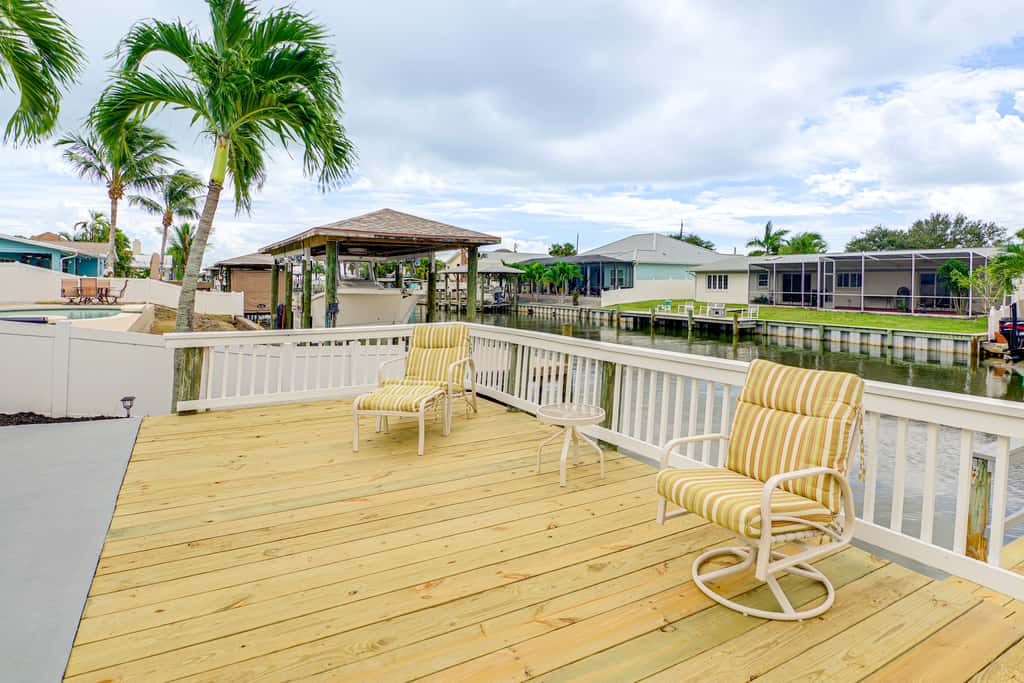 Canal-Front Retreat w/ Boat Dock on Merritt Island