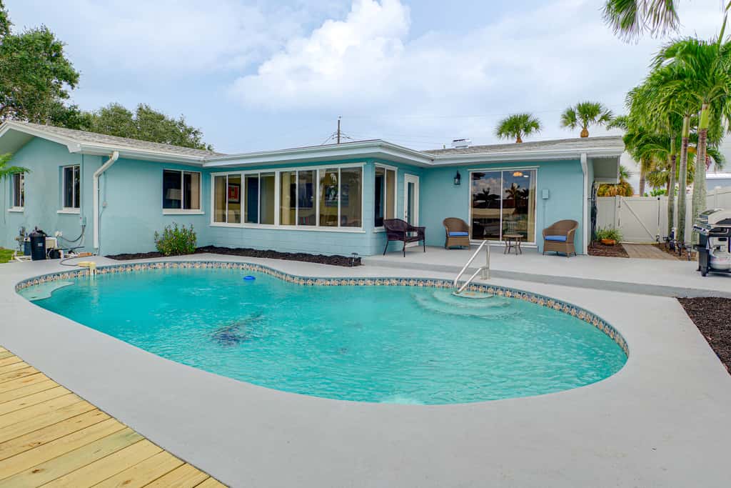 Canal-Front Retreat w/ Boat Dock on Merritt Island
