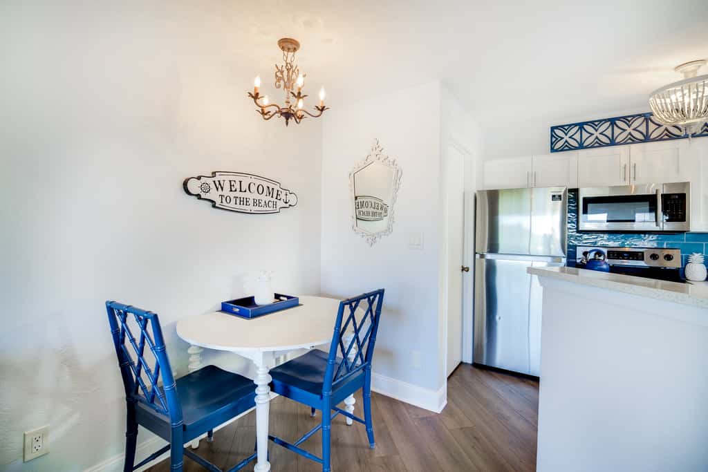 Walk to Canova Beach Park: Couple's Coastal Condo