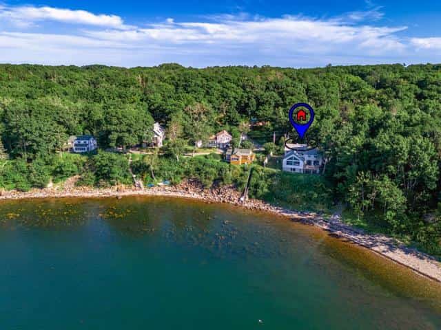 Lookout on Waters Edge; Oceanfront home in Owls Head