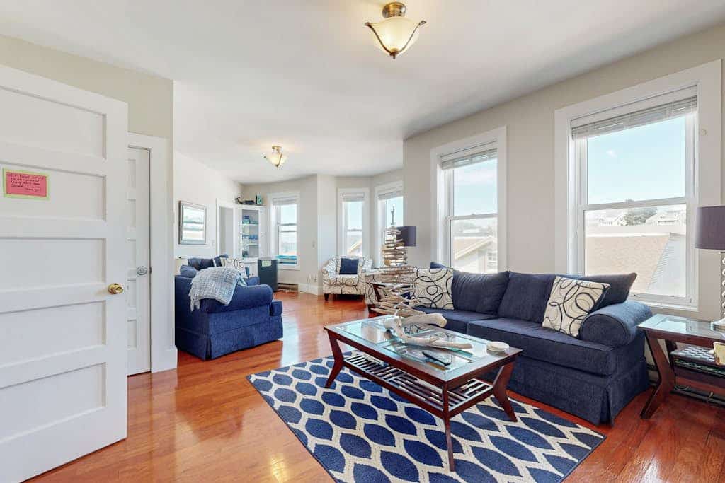 Boothbay Harbor penthouse in the heart of downtown with harbor views