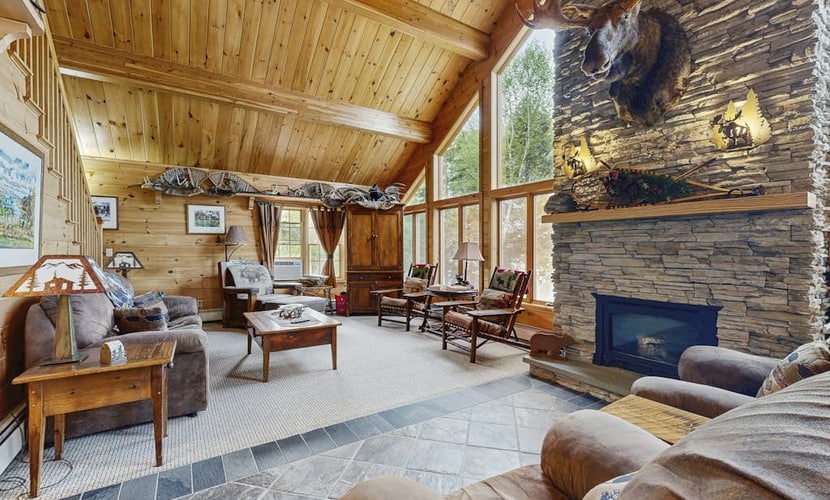 Lakeside Lodge with Amazing Water Views, Screened Porch, Dock, & Firepit
