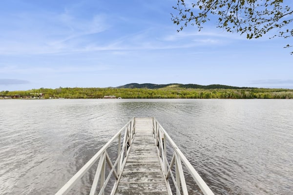 Lakeside Lodge with Amazing Water Views, Screened Porch, Dock, & Firepit