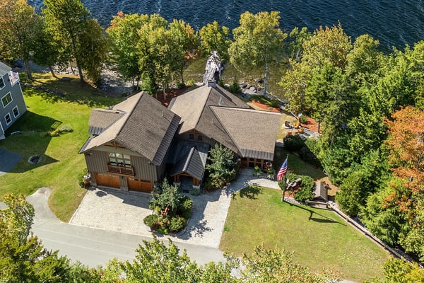 Lakeside Lodge with Amazing Water Views, Screened Porch, Dock, & Firepit