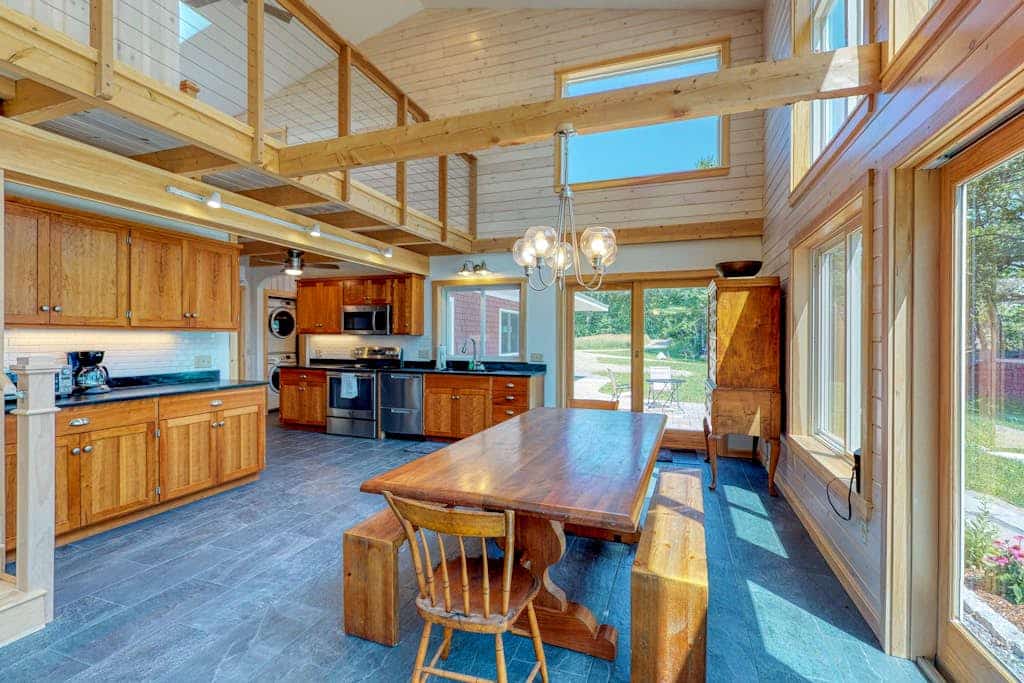 Bayfront home with gorgeous water views, dock, outdoor patio, fireplace