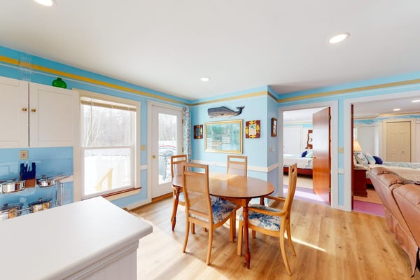 Blue Lagoon Escape A&B Spacious single-level duplex with fast WiFi, two full kitchens, deck, & yard