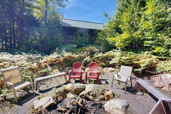 Dog-friendly lakefront home with deck, grill, WiFi, shared dock & water access