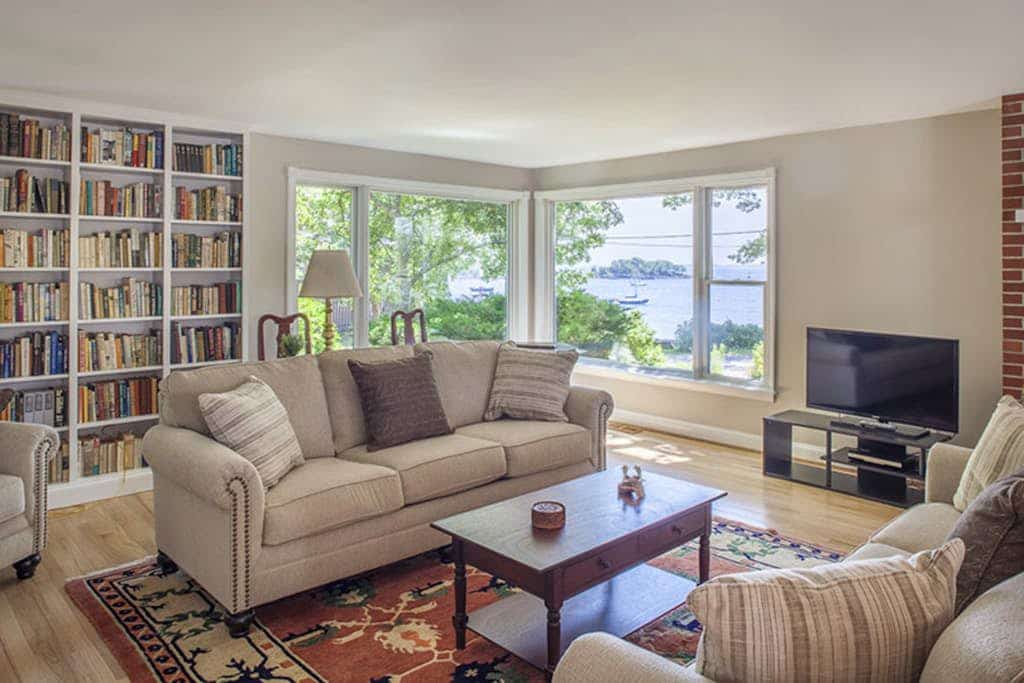 Great home with water view - one house from harbor - washer/dryer & dog-friendly