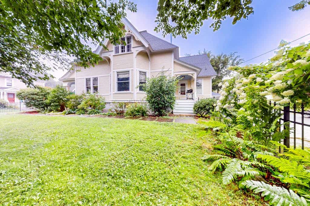 Dog-friendly historical home with recent updates, porch & prime in-town location