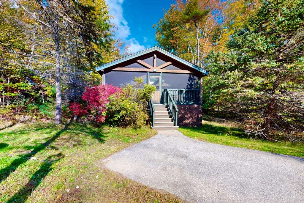Adventure starts here in this dog-friendly cabin with kitchen, firepit & trails
