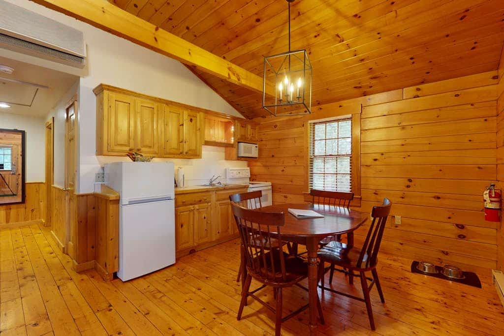 Unwind in this dog-friendly cabin with kitchen, firepit, WiFi & wooded views