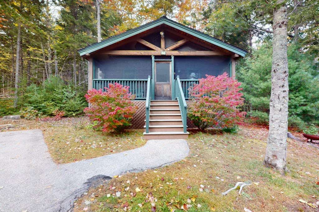 Unwind in this dog-friendly cabin with kitchen, firepit, WiFi & wooded views