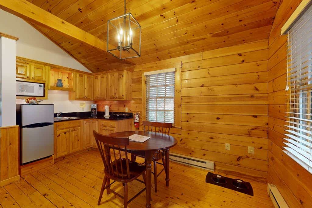 Comfortable dog-friendly cabin with fireplace & kitchenette near hiking trails