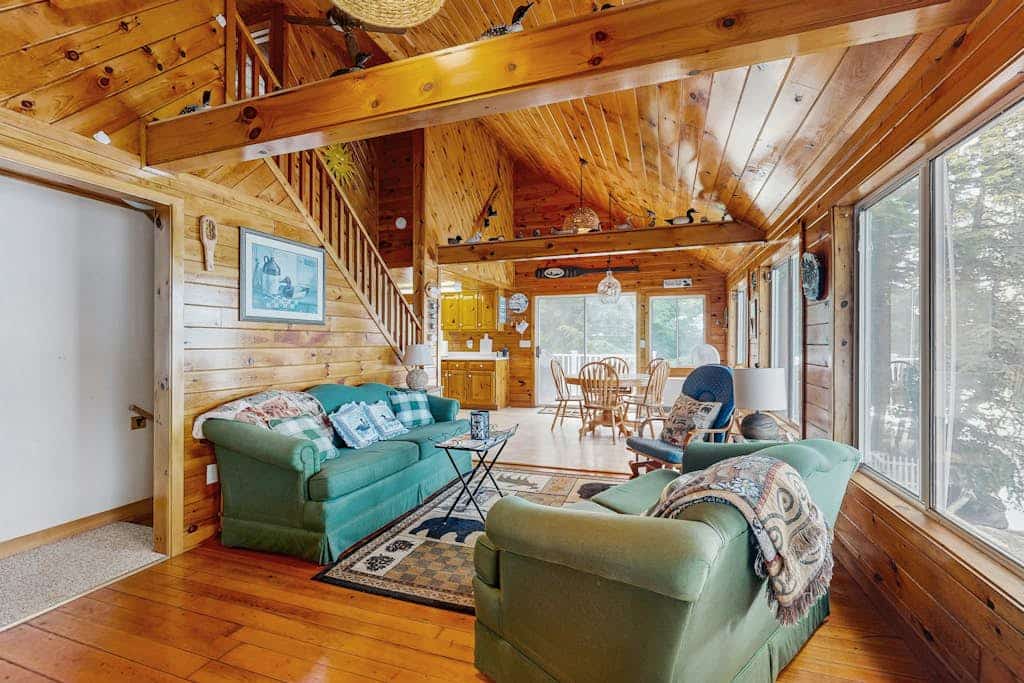 Peaceful Lakefront Escape with Outdoor Dining, Beach Access,  Deck & Firepit