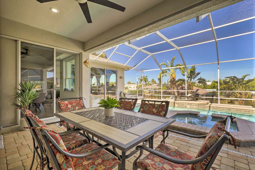 Heated Pool/Spa & Dock: Apollo Beach Home on Canal