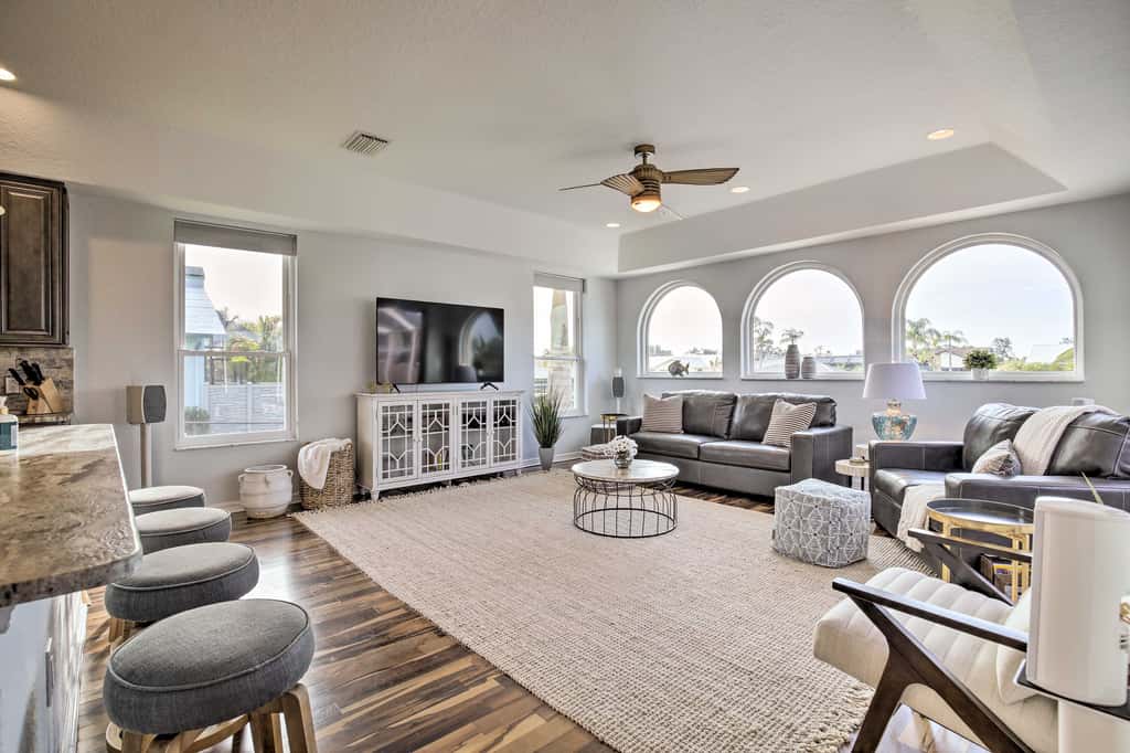 Heated Pool/Spa & Dock: Apollo Beach Home on Canal
