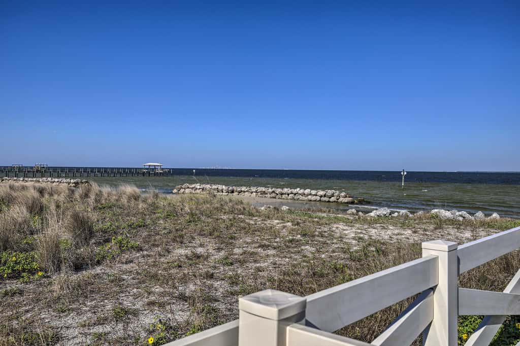 Heated Pool/Spa & Dock: Apollo Beach Home on Canal