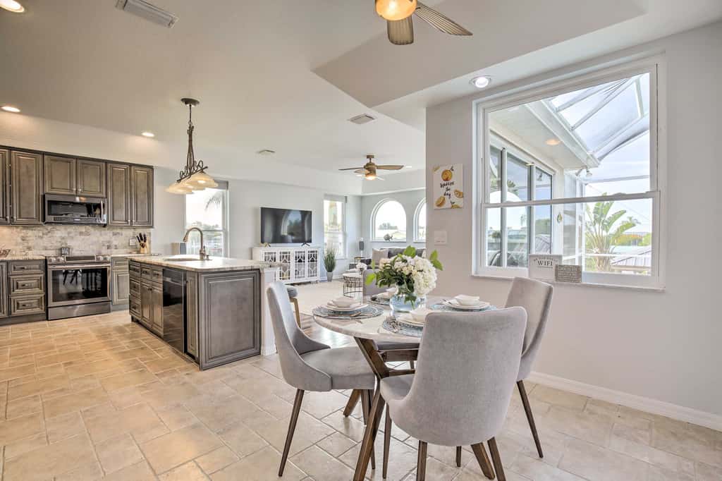 Heated Pool/Spa & Dock: Apollo Beach Home on Canal
