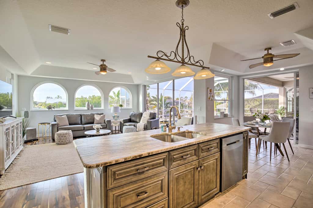 Heated Pool/Spa & Dock: Apollo Beach Home on Canal