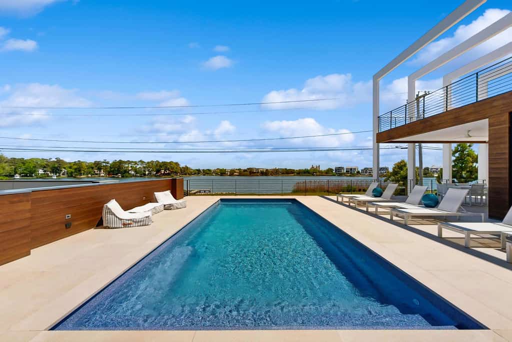 7 Bedroom Waterfront Rehoboth beach house with private pool