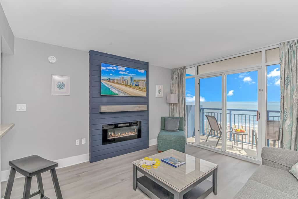 The search for your next vacation stops here! Check out this newly renovated, 4th floor, 2-bedroom, 2-bath apartment located at the Atlantica Resort in Myrtle Beach. The Atlantica is located at 17th Avenue and is within a few blocks from many attractions including the Sky wheel and Slingshot!