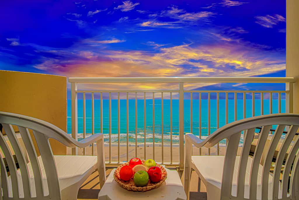 Wake up to the soft crash of ocean waves and drift off to the glow of moonlight dancing on the water, this is oceanfront living at its most effortless. Welcome to Bay Watch 1835, an inviting one-bedroom retreat perched high above the sand, where every day begins and ends with a breathtaking view of the Atlantic.