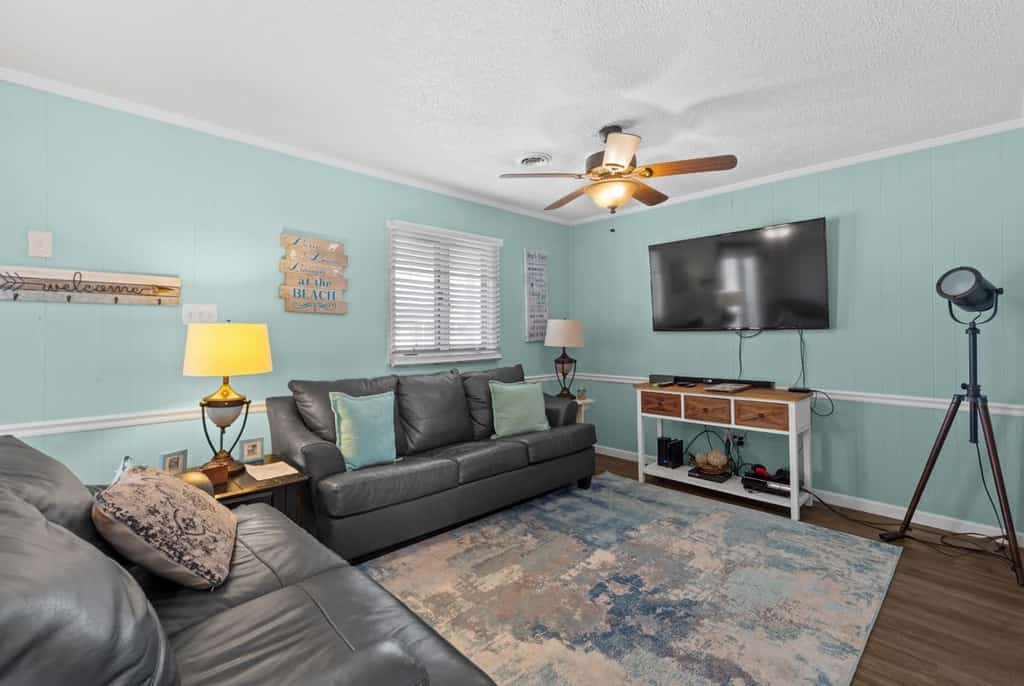 Welcome to the Blushing Mermaid, a charming three bedroom beach house located right on the inlet and just a short walk from the sand in Cherry Grove. Designed for comfort, connection, and coastal relaxation, this spacious getaway features one king bed, two queen beds, two twin beds, and a sleeper sofa, comfortably accommodating up to 12 guests. With beautiful inlet views and all the comforts of home, it is the perfect place for your family or group to create lasting beach memories.