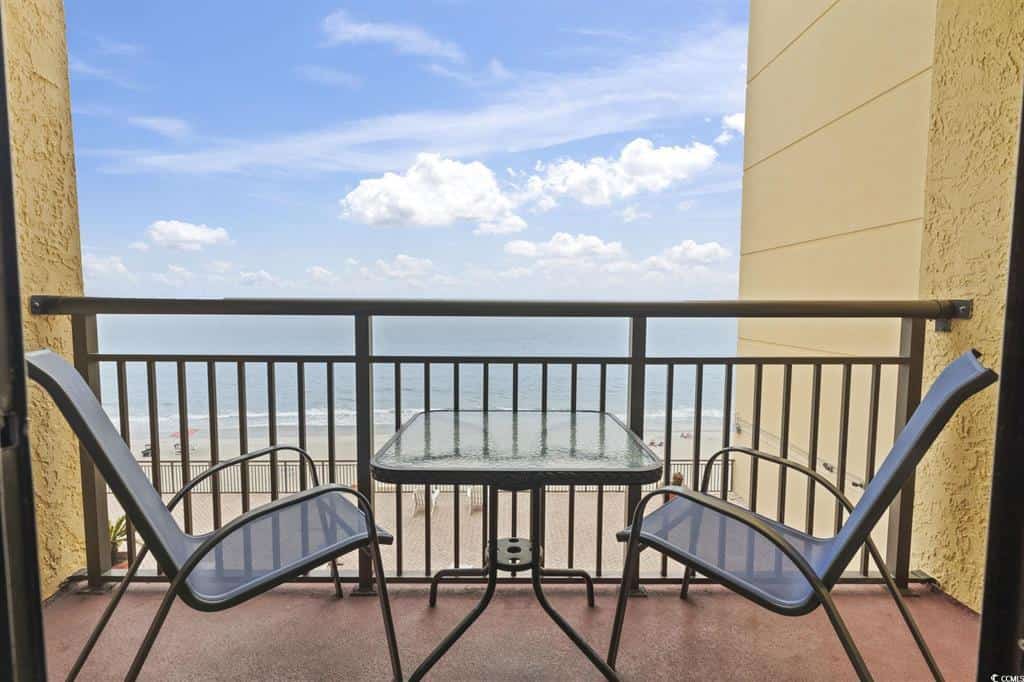 Welcome to Caravelle 935! Perched on the 9th floor of the Caravelle Resort, this inviting one bedroom condo offers sweeping oceanfront views and a warm, comfortable space that can sleep up to 6 guests with two queen beds and a convenient murphy bed in the living area.