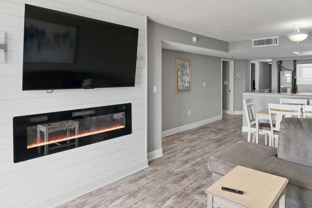 Oceanfront 3BR Retreat at Compass Cove Mariner Tower | Sleeps 8

Wake up to breathtaking ocean views and the sound of the waves at this beautifully updated 3-bedroom, 2-bathroom oceanfront condo in Compass Cove's Mariner Tower. Perfect for families, couples, and groups, this spacious coastal retreat comfortably accommodates up to 8 guests and offers direct beach access, modern amenities, and an unbeatable Myrtle Beach location.
