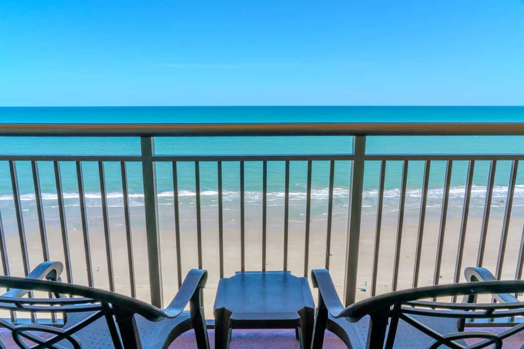 Looking for the perfect oceanfront getaway? You&rsquo;ve found it! This cozy and inviting suite at the Caravelle Resort in Myrtle Beach offers sweeping views of the Atlantic Ocean, making it a dreamy escape for couples or solo travelers looking to relax and recharge. Perched high on the 15th floor, the condo is thoughtfully furnished and comfortably accommodates up to two guests with a plush king-sized bed.