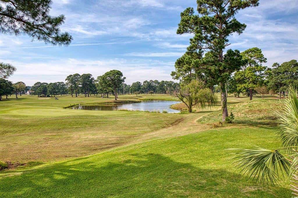Looking for the perfect vacation rental with stunning golf course views? Look no further, this is the place you&rsquo;ve been searching for! Nestled in the tranquil Magnolia Place community in Myrtle Beach, SC, this stunning second-floor 2-bedroom apartment offers everything you need for a relaxing getaway. Comfortably accommodating up to 6 guests, the condo is fully furnished with a king-size bed, two twin-size beds, and a sleeper sofa, ensuring there's plenty of space for everyone.